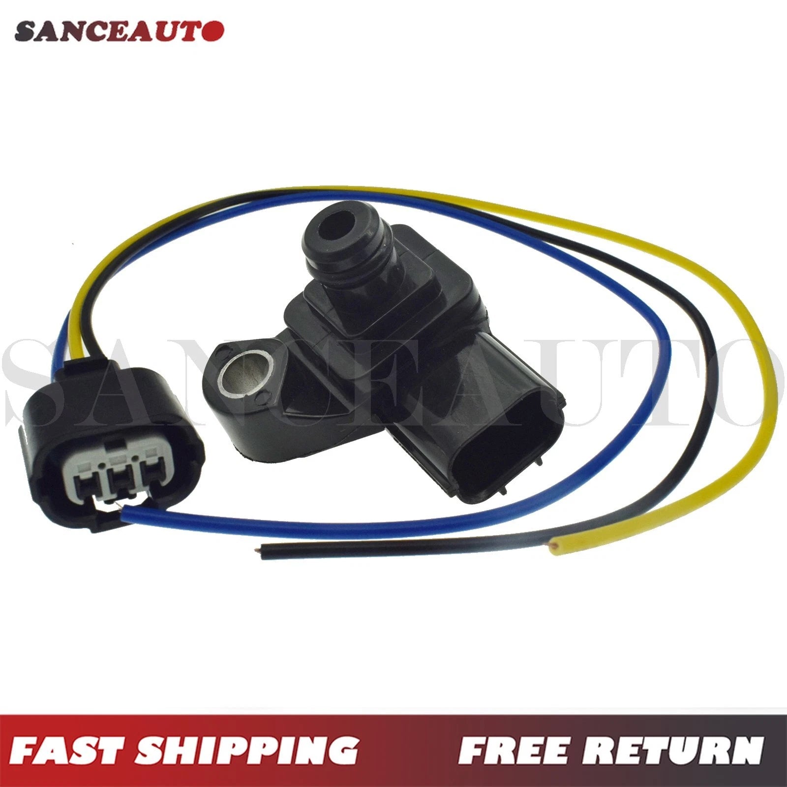 MAP Manifold Pressure Sensor W/ Connector for Acura ILX MDX Accord 37830RNAA01 6B93BC-57