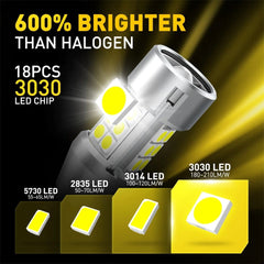 AUXITO 921 912 T15 LED Reverse Backup Light Bulb Super Bright White 4000LM EOA AUXITO