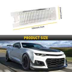 2PC SMD LED License Light 6000K Plate Diamond White For Chevy Camaro Malibu Volt 6B93BC-57