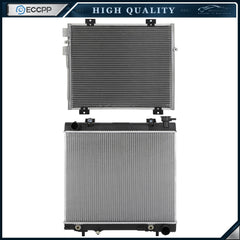 Aluminum Radiator & AC Condenser Cooling Kit For 05 2006 2007-2011 Dodge Dakota 6B93BC-57