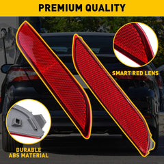 For 2018 2019 20 21 Camry Red Rear Bumper Reflector Side Marker Light Cover EOA 6B93BC-57