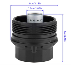 Oil Filter Housing Cap Cover Plug 15620-37010 For Lexus CT200h Toyota PriusV