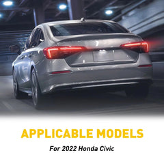 Window Posts Pillar Gloss Black Cover Door Trims for Honda Civic 11th Sedan 2022 6B93BC-57
