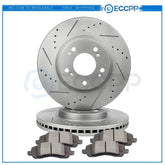 Front Brake Rotors Ceramic Pads For 2006-2012 Mitsubishi Eclipse 04-09 Galant 6B93BC-57