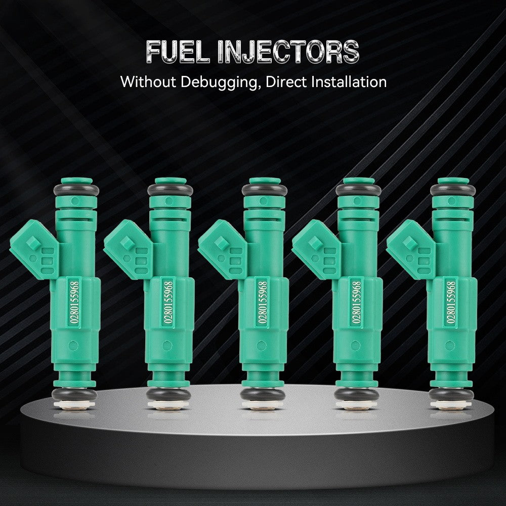 5 Fuel Injectors For Volvo V70 2004-2007 S60 2003-2007 2.5L Volvo C70 2.4L 2004 6B93BC-57