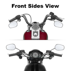 Chrome Rearview Side Mirror For Harley Touring Road Glide Sportster Softail Dyna
