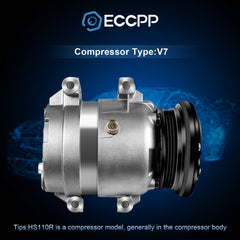 ECCPP A/C Compressor For 1998-2001 2002 Pontiac Firebird Chevrolet Camaro 5.7L ECCPP