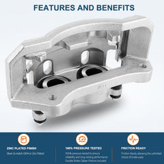 Front Brake Calipers 2Pcs For 2006-2008 Dodge Ram 1500 2003-2008 Dodge Ram 2500 6B93BC-57