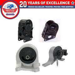 Motor & Trans Mount for 04-06 Nissan Quest 3.5L Auto 4Spd Trans w/o Sensor 4PCS 6B93BC-57