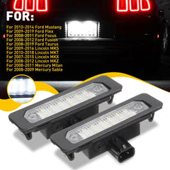 For 2010-14 Ford Mustang Flex "BRIGHTEST" WHITE LED License Plate Light Housing 6B93BC-57