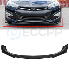 Fits 2013-2016 Hyundai Genesis Coupe 3pcs Gloss Black Front Bumper Lip 6B93BC-57