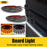 2X 70" Running Board LED DRL Side Step Strip Lights Bar For Ram 1500 2500 3500 A 6B93BC-57