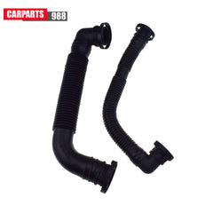 2Pcs Smog Secondary Air Pump Breather Hose For Audi A4 Touareg Golf 06A131127L 6B93BC-57