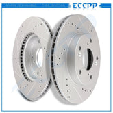 Front Brake Discs Rotors For 2013 2014 2015 Acura ILX 2012-2015 Honda Civic 6B93BC-57