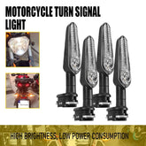 4PCS Motorcycle LED Turn Signal Blinker Light Indicator Amber 12V For YAMAHA EOA 6B93BC-57