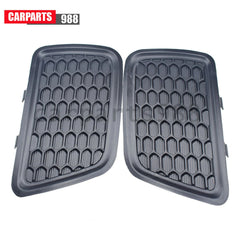 Pair Front Lower Grille Tow Hook Cover Bezel For 2014-2016 Jeep Grand Cherokee 6B93BC-57