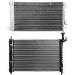 Aluminum Radiator & AC Condenser Cooling Kit For 2008-2017 Buick Enclave 6B93BC-57