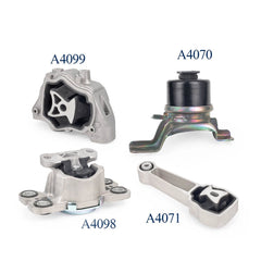 Engine Mount Set compatible with Volvo 2007-2016 S80 S60 XC70 l6 3.0L 3.2L 6B93BC-57
