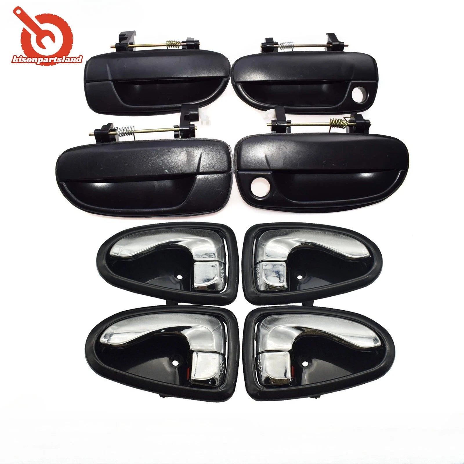 8PCS Outside Inside Door Handle For Hyundai ACCENT 1.6L 2000 01 02 03 04 05 2006 6B93BC-57