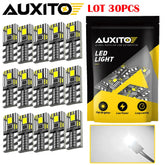 30X Super White T10 194 168 2825 LED License Plate Interior Light Bulb 6500K 2A2 6B93BC-57