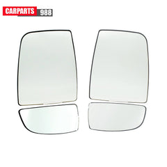 4Pcs Left+Right Side Tow Upper+Lower Mirror Glass For 15-22 Ford Transit 150 250 6B93BC-57