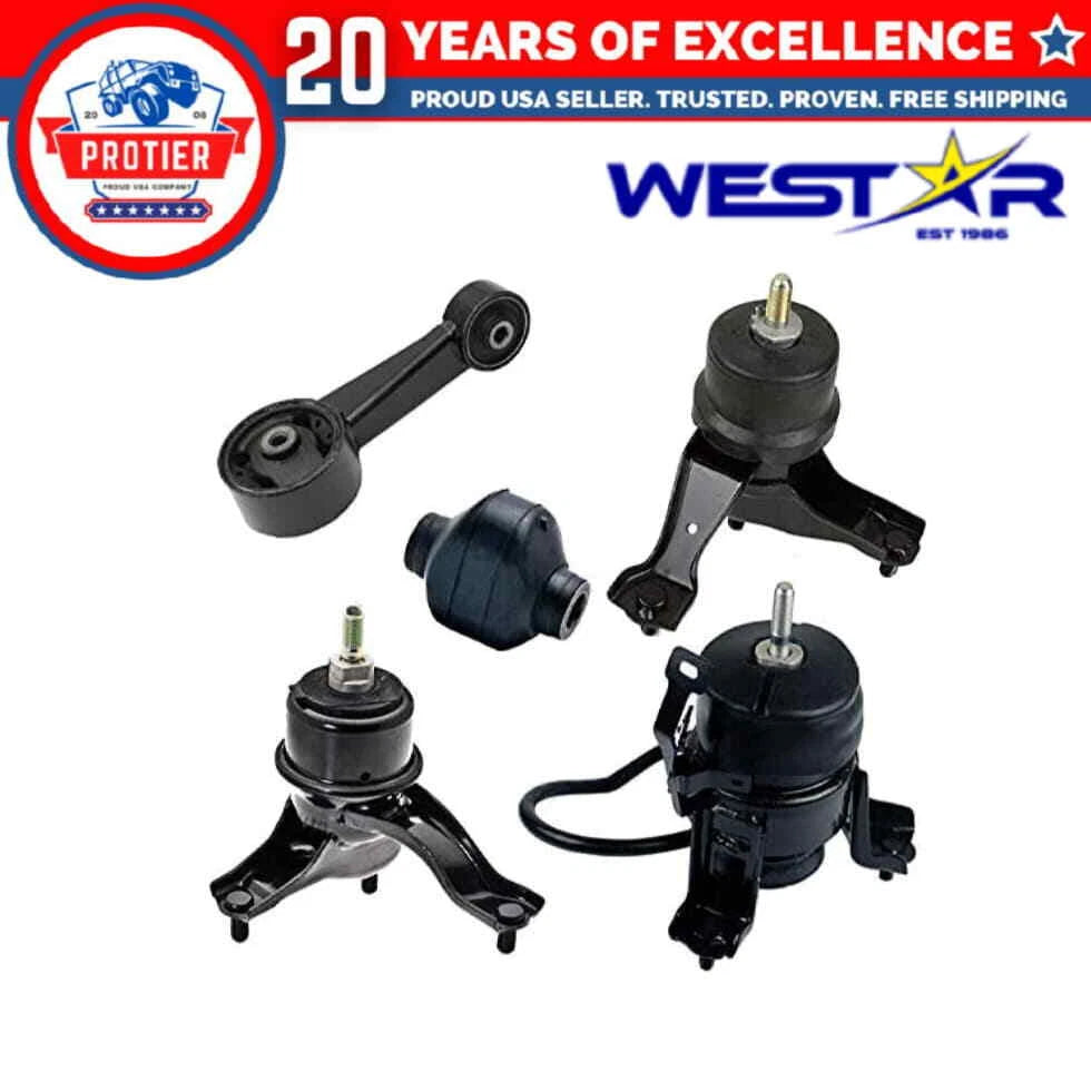 Fits 2008-2013 Toyota Highlander 3.5L GAS Engine Motor & Transmission Mount Set 6B93BC-57