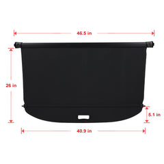 ECCPP Retractable Rear Trunk Cargo Cover Shield Shade For 2008-2012 Ford Escape 6B93BC-57