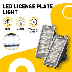 For Jeep Grand Cherokee Compass Patriot Fiat 500 Dodge LED License Plate Light A 6B93BC-57