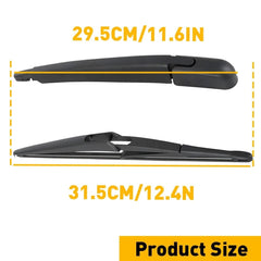 Rear Wiper Arm & Blade Kit For 2008-2013 Nissan ROGUE 2011-2016 JUKE USA EOA 6B93BC-57