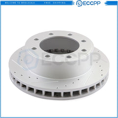 4WD 331mm Front and Rear Drilled Brake Rotors for 1999 - 2004 Ford F-250 F-350