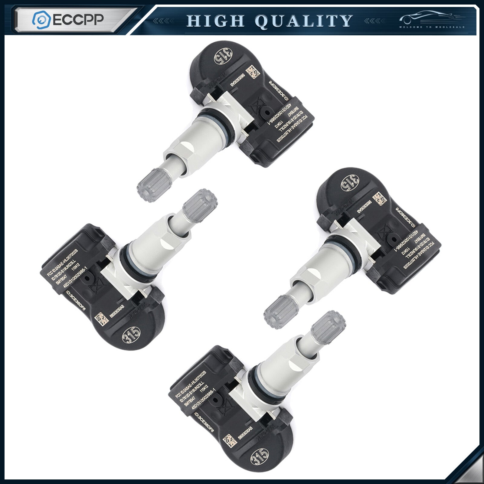 Set of 4 TIRE PRESSURE SENSOR TPMS For Chrysler Town & Country Dodge Charger KOEEP