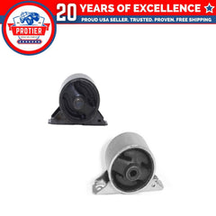 F & R Engine Motor Mount 2PCS Set Compatible for 97-02 Mitsubishi Mirage 6B93BC-57
