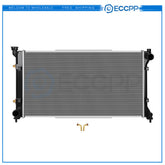 CU1839 Aluminum Radiator Fit For 1995-1999 Subaru Legacy 2.2L 2.5L H4 KOEEP