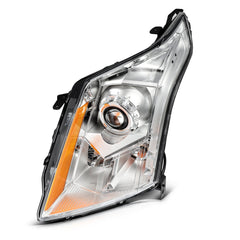 ECCPP Headlights Assembly For Cadillac SRX 2010-2016 Pair Kit Chrome Amber 6B93BC-57