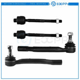 4pc Front Inner Outer Tie Rod Links Kit For 2003 2004 2005 Honda Pilot Acura MDX 6B93BC-57