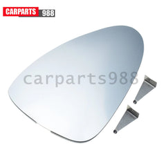 Right Heated Mirror Glass with Plate for Porsche Panamera 2010-2016 97073103809 6B93BC-57