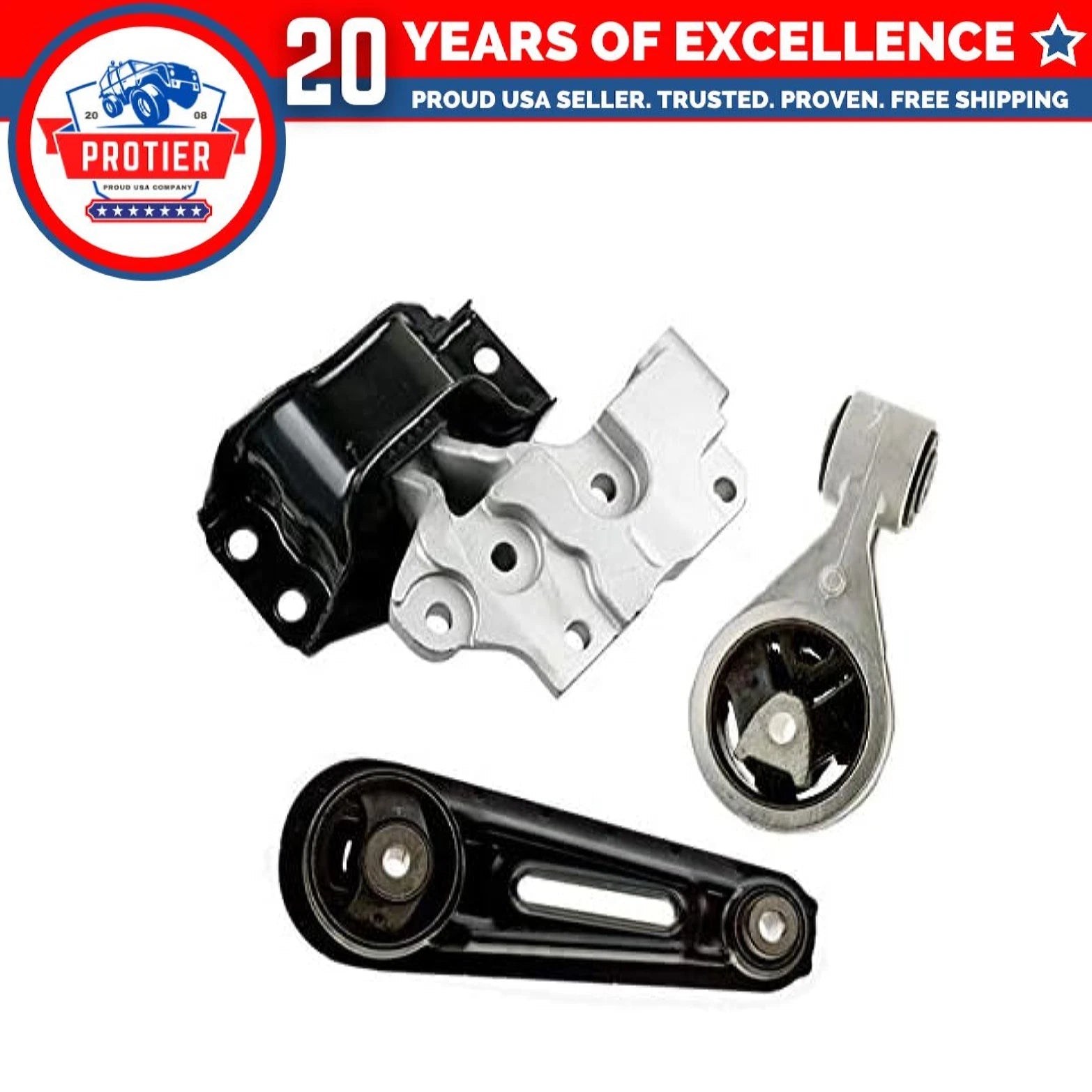 Fits 2008-2013 Nissan Rogue/ 2014-2015 Rogue Select Front Motor & Torque Strut 6B93BC-57