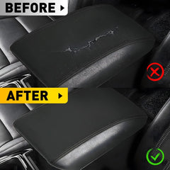 Leather Center Console Armrest Lid Cover Slip-on For Ford Explorer 2020-2022 EOA 6B93BC-57