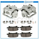 Rear Brake Calipers Brake Pads Set 6Pcs For 2004-06 Lexus Rx330 19B2905 19B2904