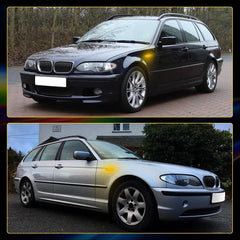 Sequential Smoked LED Side Marker Lights For BMW E60 E61 E82 E88 E90 E91 E92 EOA 6B93BC-57