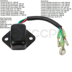 ECCPP 4Pcs Rectifier Fits YAMAHA GP760 WAVERUNNER 760 1997 1998 1999 2000 JETSKI ECCPP
