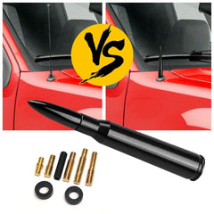 Bullet Style Antenna AM/FM Short Black Kit for Ford F150 F250 Car Truck Pickup 6B93BC-57