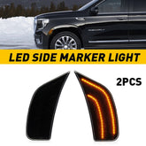 Smoked Amber LED Side Marker Lights For 21-23 Yukon GMC XL Chevy Tahoe Cadillac 6B93BC-57