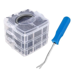 625Pcs Trunk Screw Rivets Car Bumper Fender for Auto Plastic Fastener Clips EOA 6B93BC-57