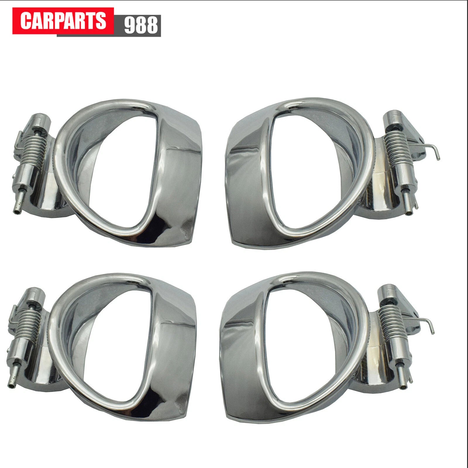 4Pcs Inside Chrome Door Handle Repair Front Rear Left Right For 06-11 Chevy HHR 6B93BC-57