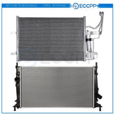 Aluminum Radiator & AC Condenser Cooling Kit For 2004-2009 Mazda 3 6B93BC-57