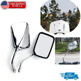 For Suzuki Intruder 800 1400 1800 Chrome Rectangle Motorcycle Rear View Mirrors