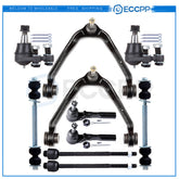 For 1999-2006 GMC Sierra 1500 RWD 10x Front Upper Control Arms Ball Joints Kit 6B93BC-57