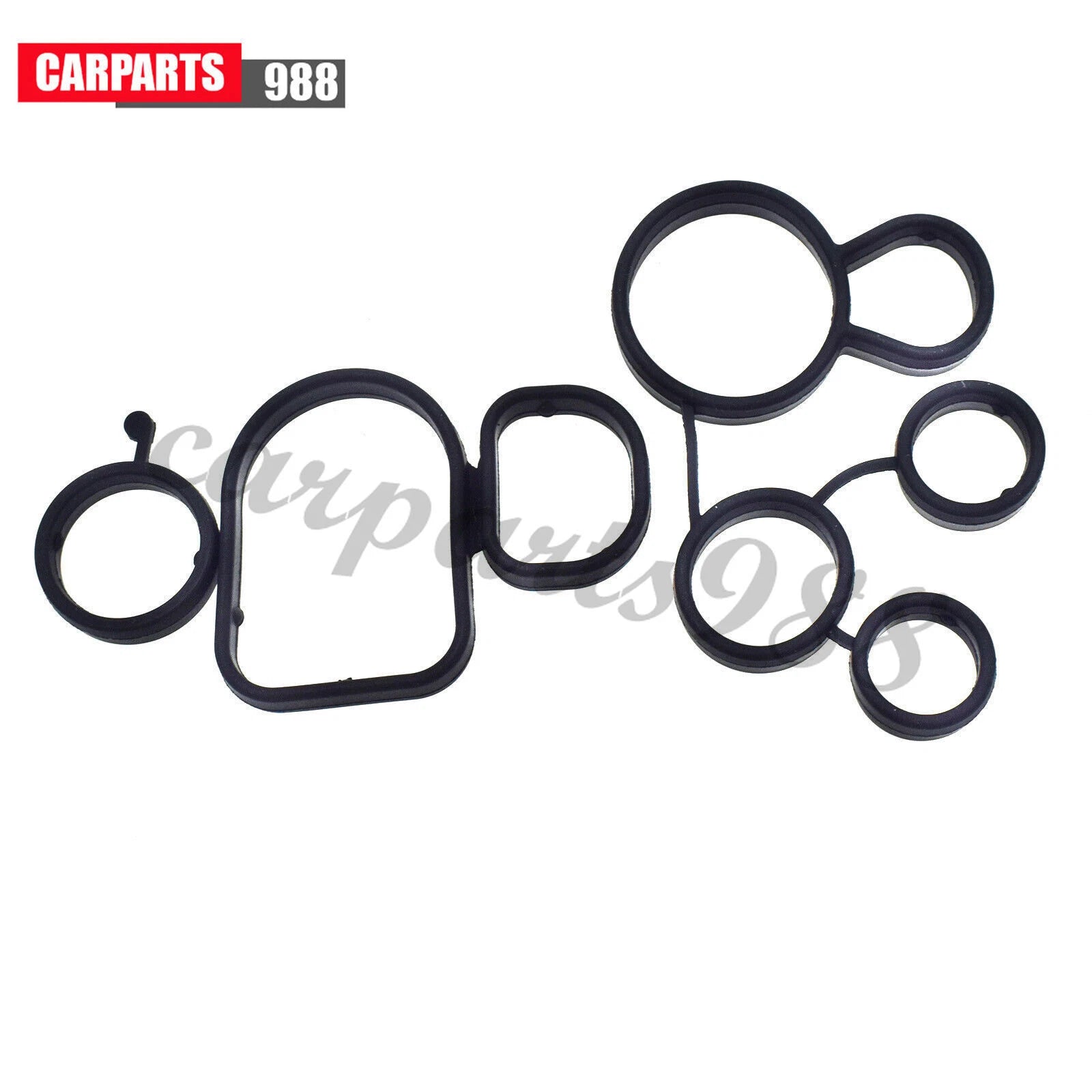 Oil Cooler Seal Oil Filter Flange Gasket Kit For VW Golf Beetle Jetta 07K117070 6B93BC-57