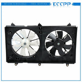 Radiator Condenser Cooling Fan Assembly For 2003 2004 2005-2007 Honda Accord 6B93BC-57